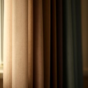 Цветовые и материальные варианты штор для интерьера